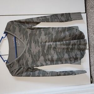 We The Free Camo Thermal Shirt V-Neck